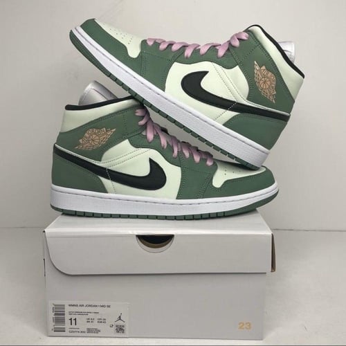 Air jordan 1 Mid Dutch Green