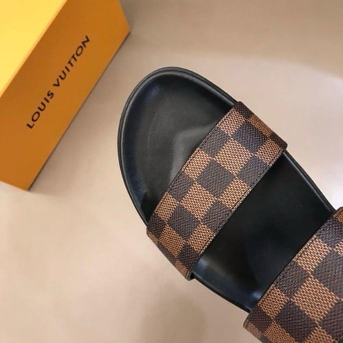 louis vuitton Sandals Brown and Black