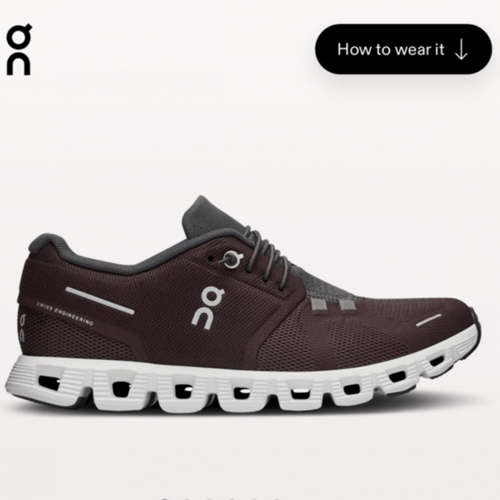 On running cloud 5 Push Sneakers Brown