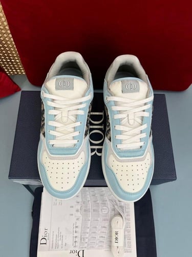 Dior B27 Low-Top Light blue /White Sneaker