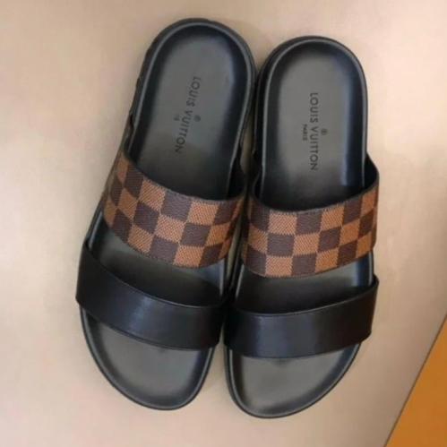 louis vuitton Sandals Brown and Black