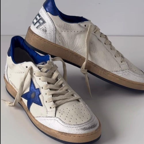 Golden Goose Super-Star sneakers Beige & Blue