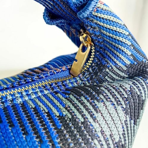 BURBERRY Peg Duffle Mini Woven Top-Handle Bag