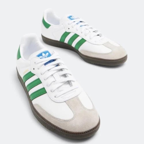 adidas Samba OG " White/Green" sneakers