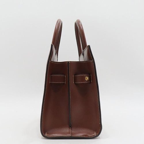 BURBERRY Mini Two-Handle Title Bag