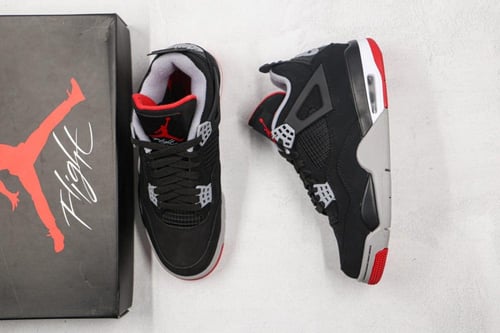 Air jordan 4 red black and white