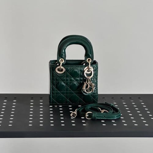 Lady Dior Micro Bag Green