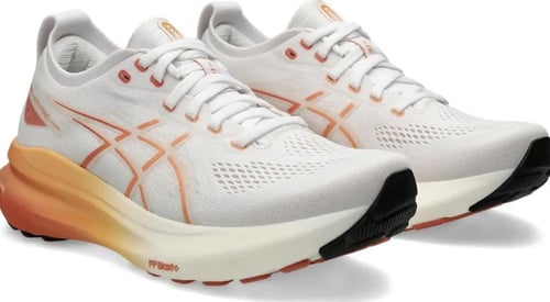Asics Gel-Kayano 31 White/Faded Orange