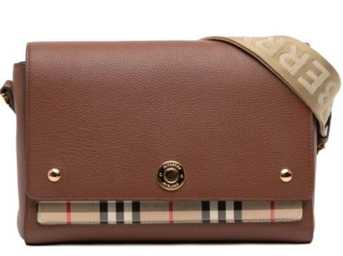 Burberry Check Note Cross-Body Bag