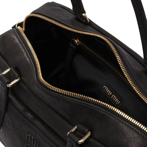 Miu Miu Women's Black Pocket Leather Bag