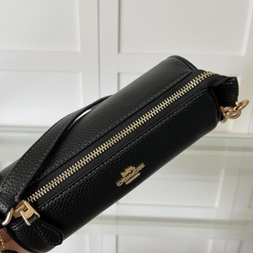 COACH Nolita Barrel Bag- Gold/Black