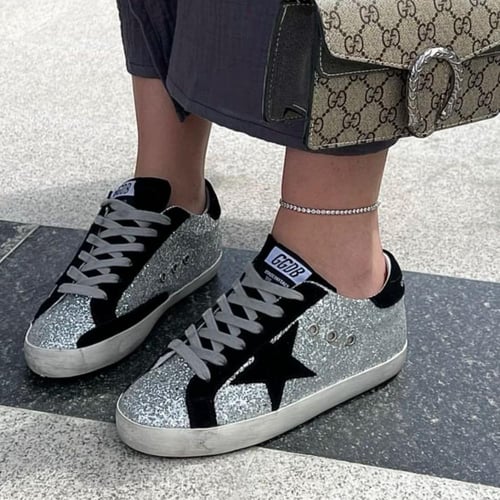Golden Goose Super-Star sneakers 2ws Silver&Black