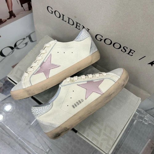 Golden Goose Super-Star sneakers White & Pink