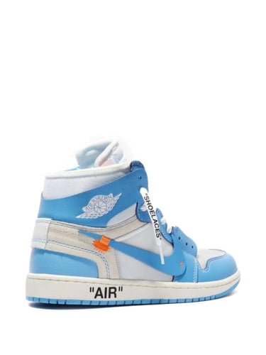 Air jordan 1 high off white Light Blue