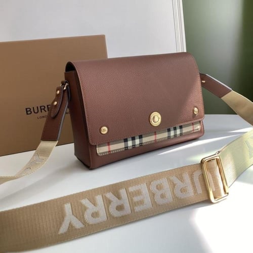Burberry Check Note Cross-Body Bag