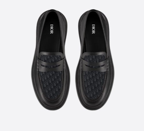 Dior Explorer Loafer 'Black b1 Oblique Jacquard'