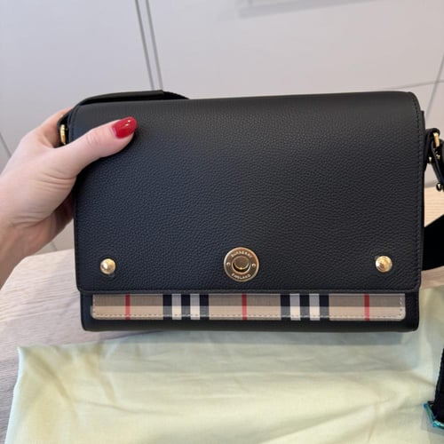 Burberry Check Note Cross-Body Bag