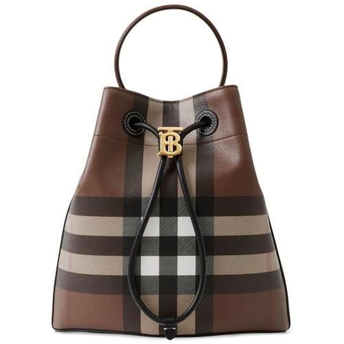 Burberry Women's Grey and Black Crossbody Bag
