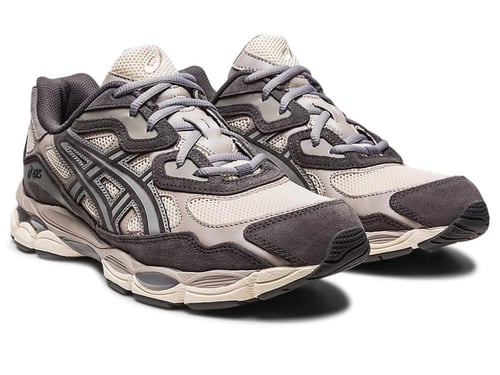‏ASICS GeL NYC Oatmeal Obsidian Grey