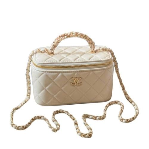 Chanel Vanity Bag-off white