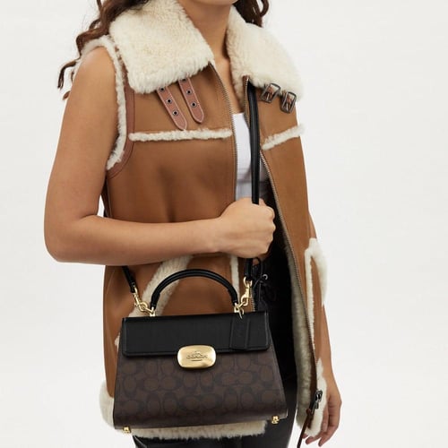 COACH Eliza Bag- Black/Brown