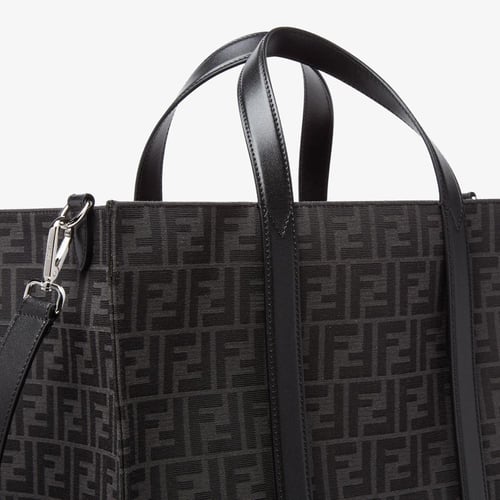 FENDI Shopper bag -Black&Gray