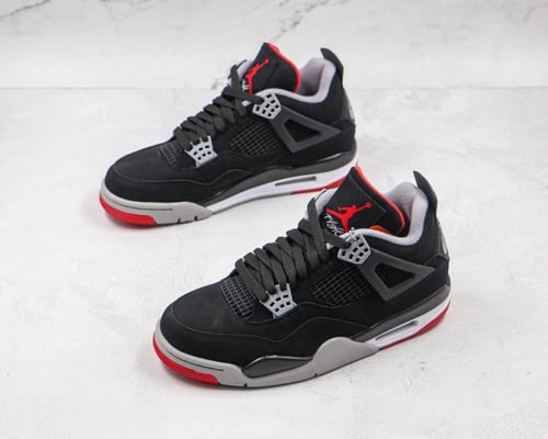 Air jordan 4 red black and white