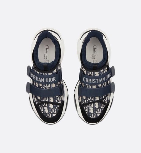Dior Sneaker Deep Blue Dior Oblique Technical Fabr...