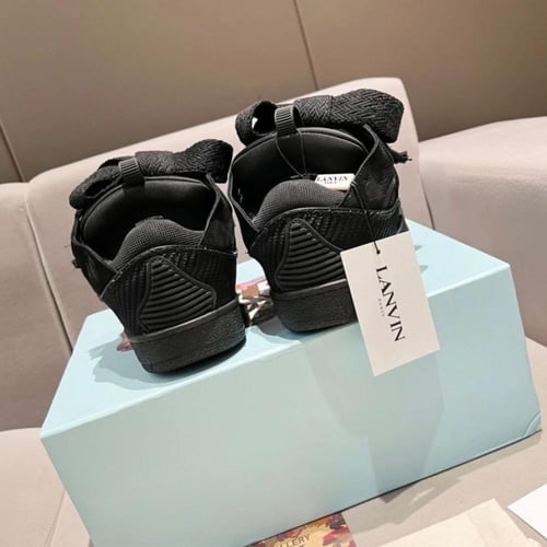 Lanvin Curb lace-up sneakers Black