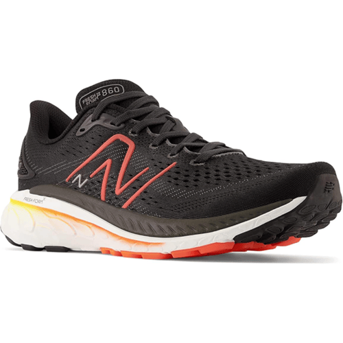 New Balance Fresh Foam Unisex Black and Orange Sho...