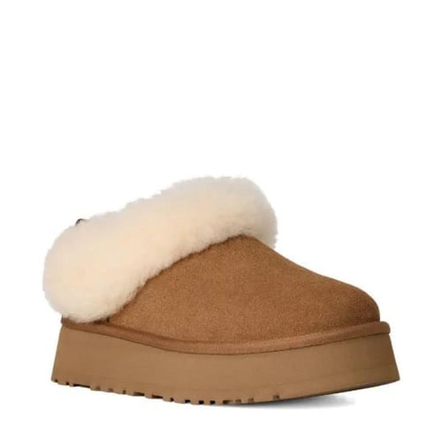 UGG platform suede flat mules