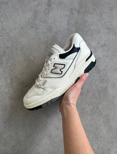 NEW BALANCE 550 Sneakers, Cream & Black