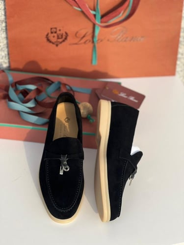 Loro piana black shoes