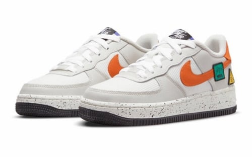 Air force 1 light bone sail starfish orange