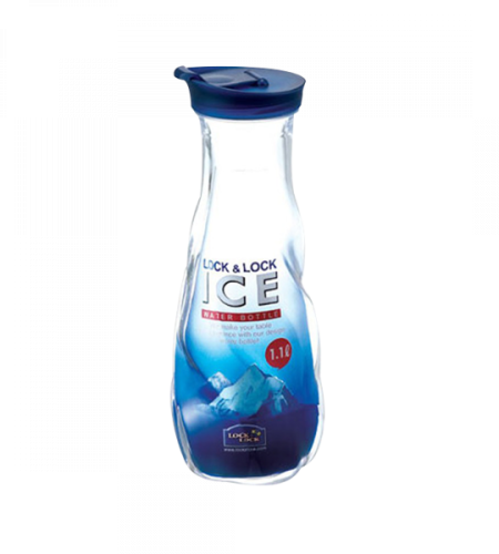 قارورة ماء لوك آند لوك - 1.1 لتر - بلاستيك