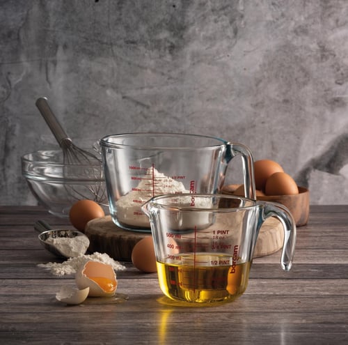 وعاء قياس زجاج باشاباشي بورجام-500 مل