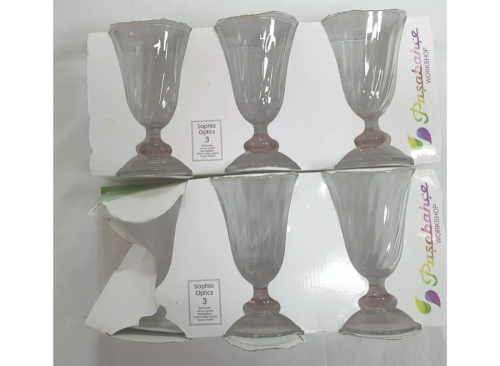 طقم كاسات ماء وعصير باشاباشي تيمليس - 6 قطع