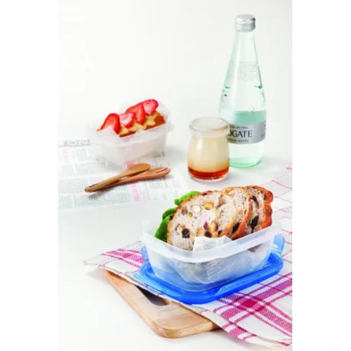 حافظة طعام مستطيلة ساوند لوك - 1.5 لتر - بلاستيك