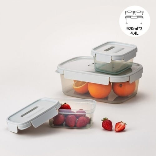 حافظة طعام مستطيلة بلاستيك لوك آند لوك - 920 مل -...