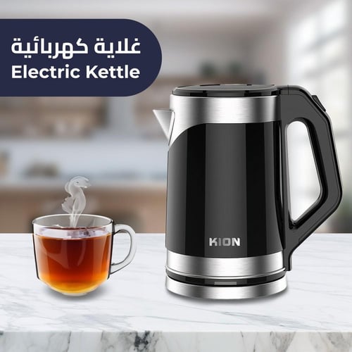 غلاية ماء كهربائية كيون - 1.8 لتر - 1500 واط - بلا...