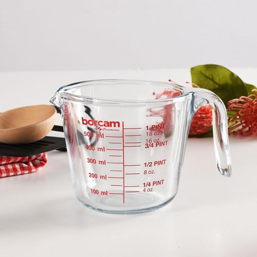 وعاء قياس زجاج باشاباشي بورجام-500 مل