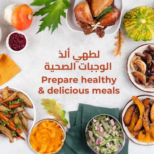 فرن وقلاية هوائية 2 في 1 كيون - 18 لتر -1500 واط -...