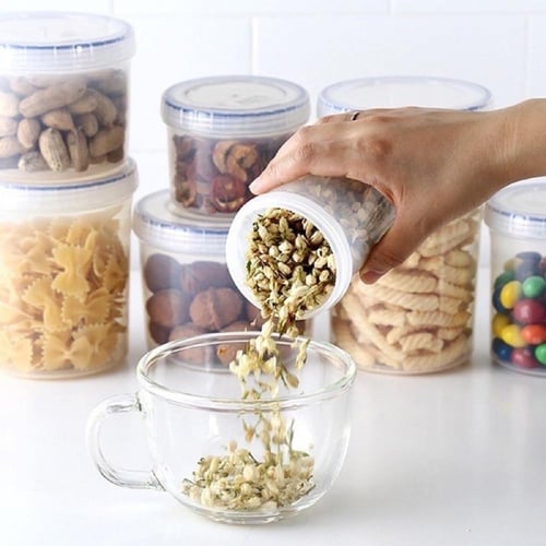 حافظة طعام دائرية لوك آند لوك - بلاستيك - 560 مل