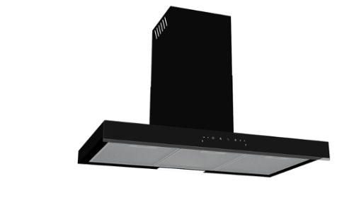 كومتيل شفاط زجاجي مقاس 90 سم شفط 850 متر مكعب مع ا...