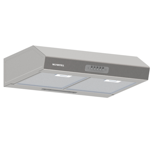 شفاط مطبخ كومتيل - زجاج - 60×90 سم