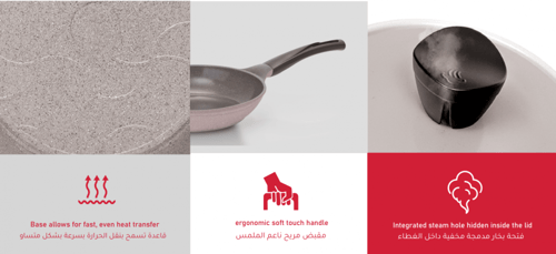 طقم قدور جرانيت مستر كوك - 11 قطعة