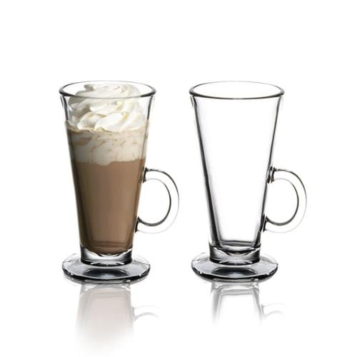 كوب قهوة زجاج باشاباشي كولومبي - قطعتين - 260 مل