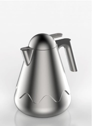 ترمس قهوة وشاي مستر براند - 1 لتر - رصاصي