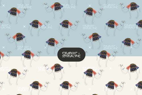 فيكتور جمل - باترن جمل | Camel illustration