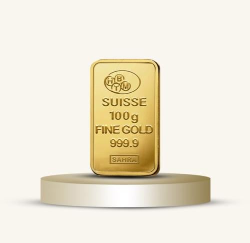 سبيكة ذهب 100 جرام عيار24